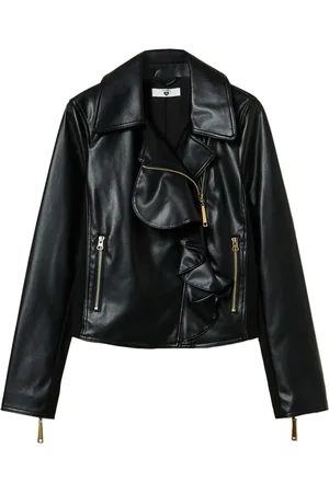 Twin-Set Bikerjacka med volang