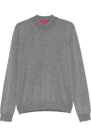 HUGO BOSS Stickad tröja i jungfruull