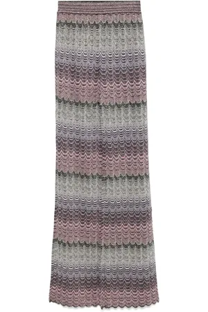 Missoni Sicksackmönstrade stickade byxor