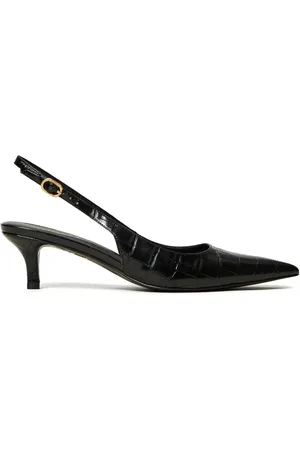 Twin-Set Krokodilpräglade slingback