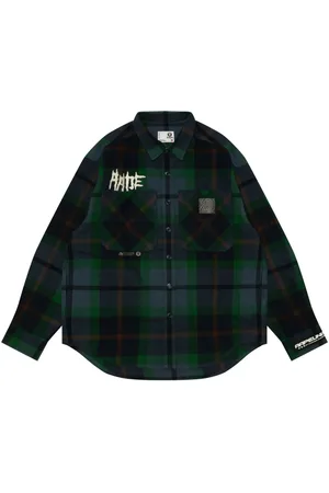 A Bathing Ape Skotskrutig skjorta