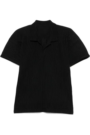 Issey Miyake Kortärmad pikétröja