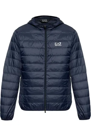 EA7 Vadderad jacka med logotyp
