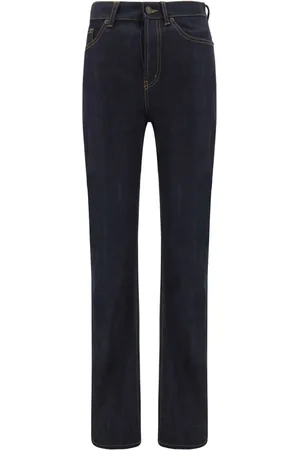 Saint Laurent 90s jeans med logotypmärke