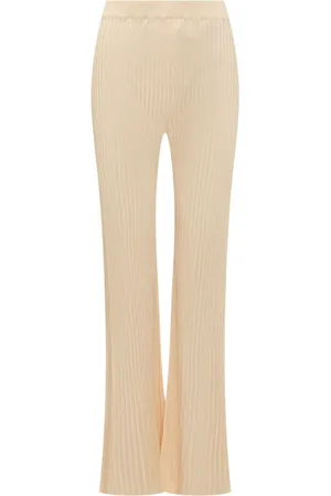 Jil Sander Ribbstickade byxor