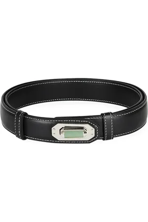 SHANGHAI TANG Jade Lock läderbälte