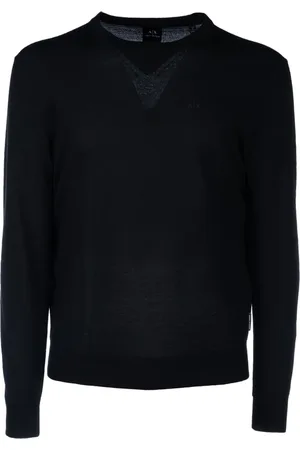Armani Exchange Tröja med rundad hals