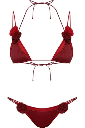 Oseree Bikini med rosapplikation