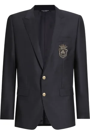 Dolce & Gabbana Blazer med logotypapplikation