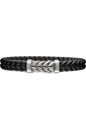 David Yurman Chevron armband i sterlingsilver (9 mm)