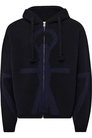 J.W.Anderson Anchor hoodie med logotyp