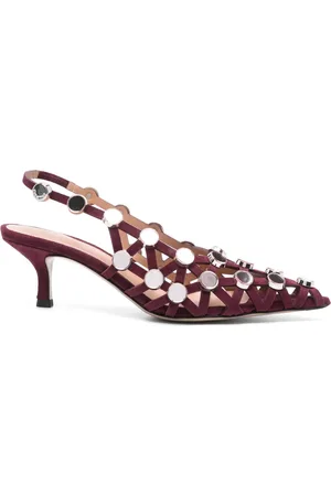 The Attico Grid slingback