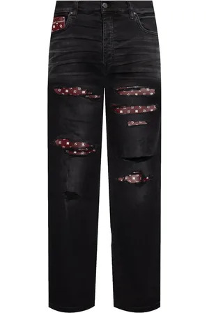 AMIRI Jeans med bandanadetalj