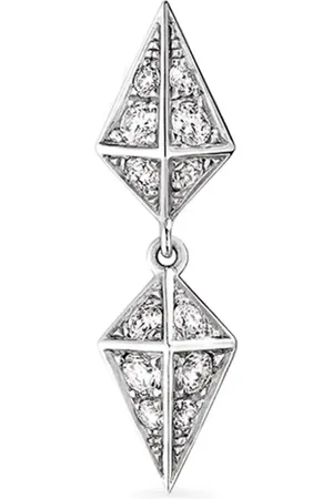 Statement Sterlingsilver Rockaway diamantörhängen