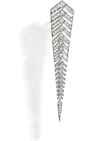 Statement Sterlingsilver Stairway XL diamantörhängen