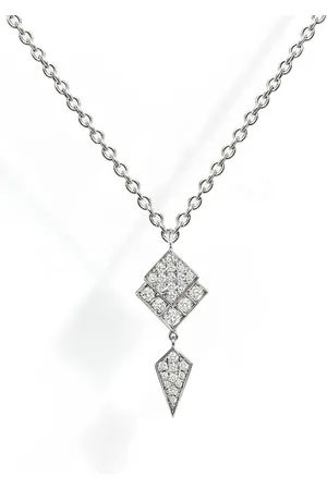 Statement Stairway diamanthalsband i sterlingsilver