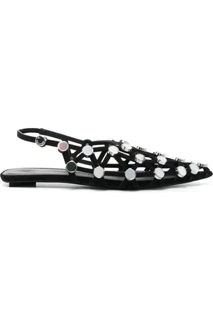 The Attico Grid slingback