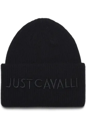 Roberto Cavalli Mössa med broderad logotyp