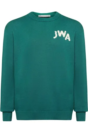 J.W.Anderson Intarsiastickad tröja med logotyp