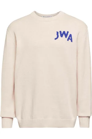 J.W.Anderson Intarsiastickad tröja med logotyp