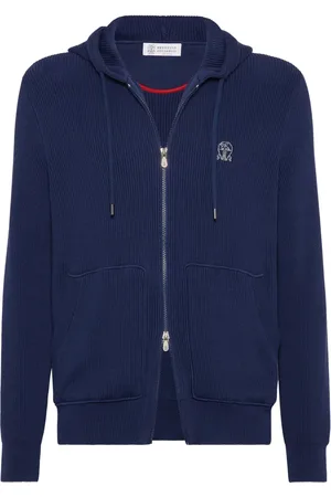 Brunello Cucinelli Stickad hoodie