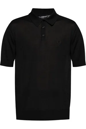 Dolce & Gabbana Pikétröja med broderad logotyp