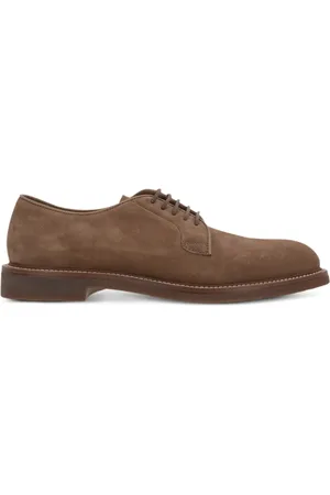 Brunello Cucinelli Derbyskor i mocka