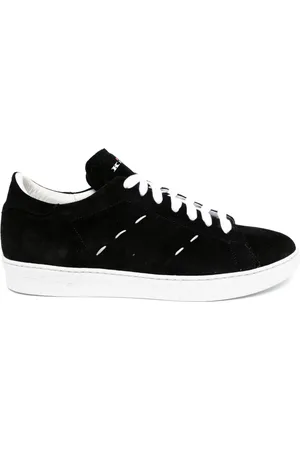Kiton Lädersneakers med stygn