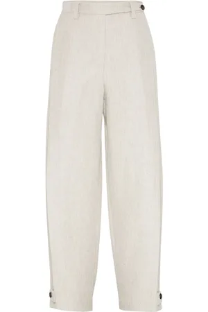 Brunello Cucinelli Linnebyxor i linne