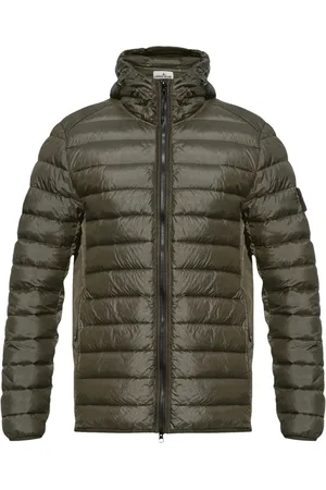 Stone Island Puffjacka med huva