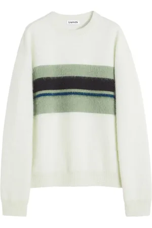 Lanvin Randig stickad tröja
