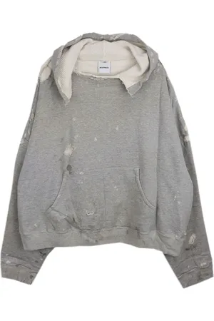 READYMADE Hoodie med slitning