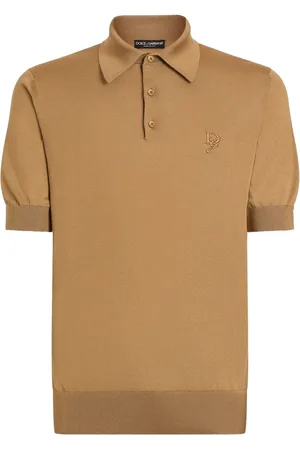 Dolce & Gabbana Pikétröja med broderad logotyp