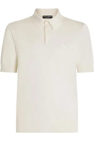 Dolce & Gabbana Pikétröja med broderad logotyp