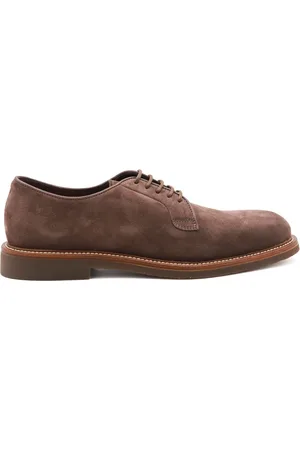 Brunello Cucinelli Derbyskor i mocka