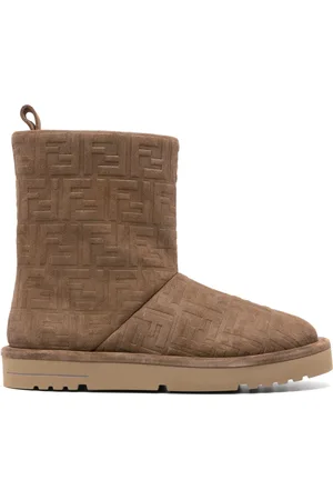 Fendi FF stövlar i jacquard