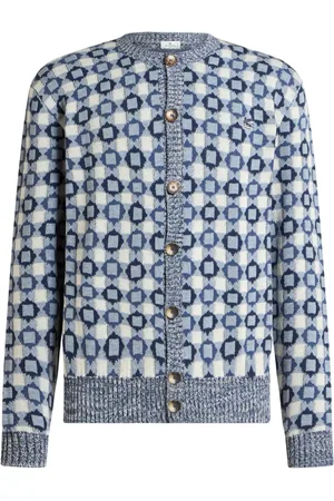 Etro Mönstrad kofta i jacquard
