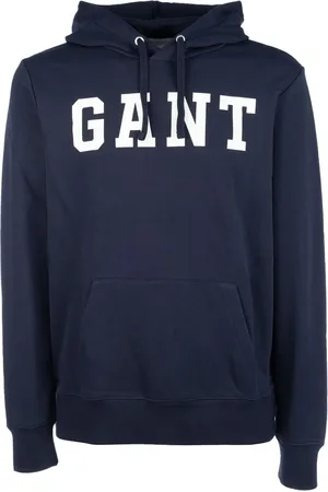 GANT Hoodie med logotyp