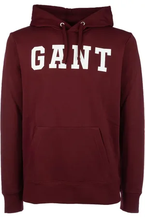 GANT Hoodie med logotyp