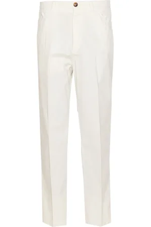 Brunello Cucinelli Chinos med veckad detalj