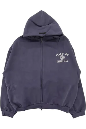 FEAR OF GOD Hoodie med logotyp