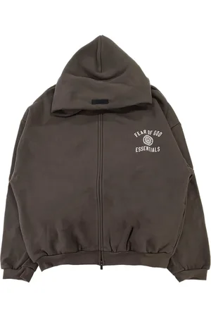 FEAR OF GOD Hoodie med logotyp
