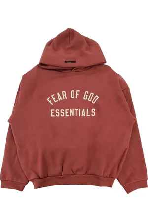 FEAR OF GOD Hoodie med logotyp