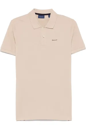 GANT Pikétröja med broderad logotyp