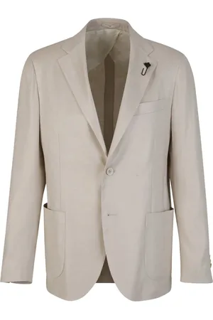 LARDINI Enkelknäppt blazer
