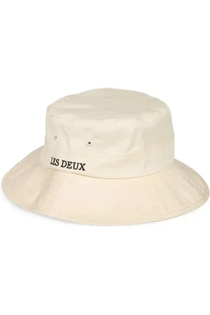 Les Deux Fiskehatt med broderad logotyp