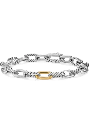 David Yurman DY Madison® kedjearmband i 18K gult guld och sterlingsilver