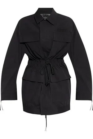 Dsquared2 Trenchcoat med broderad logotyp