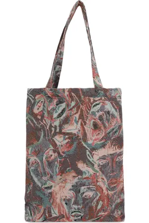 BLESS Mönstrad totebag i jacquard
