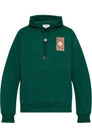 Casablanca Gothic hoodie med staplad logotyp